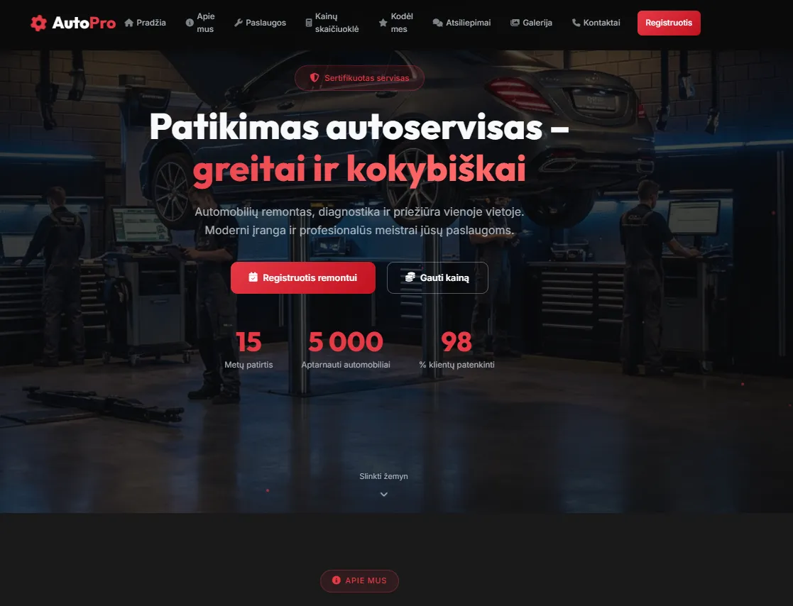 Patikimas autoservisas
